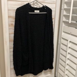 Zenana black cardigan in size small